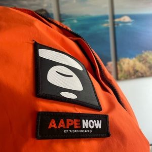 AAPE - Bright Orange Jacket - XLarge - Excellent Condition (Pre-Owned)